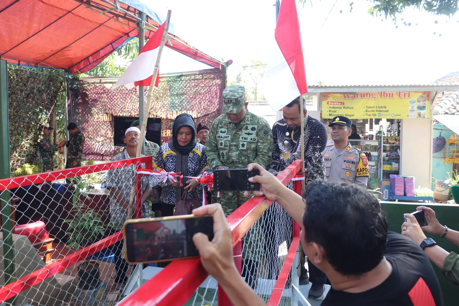 Jembatan Garuda Sungai Cikalong Diresmikan, Perkuat Akses dan Konektivitas Warga Kelurahan Kecapi