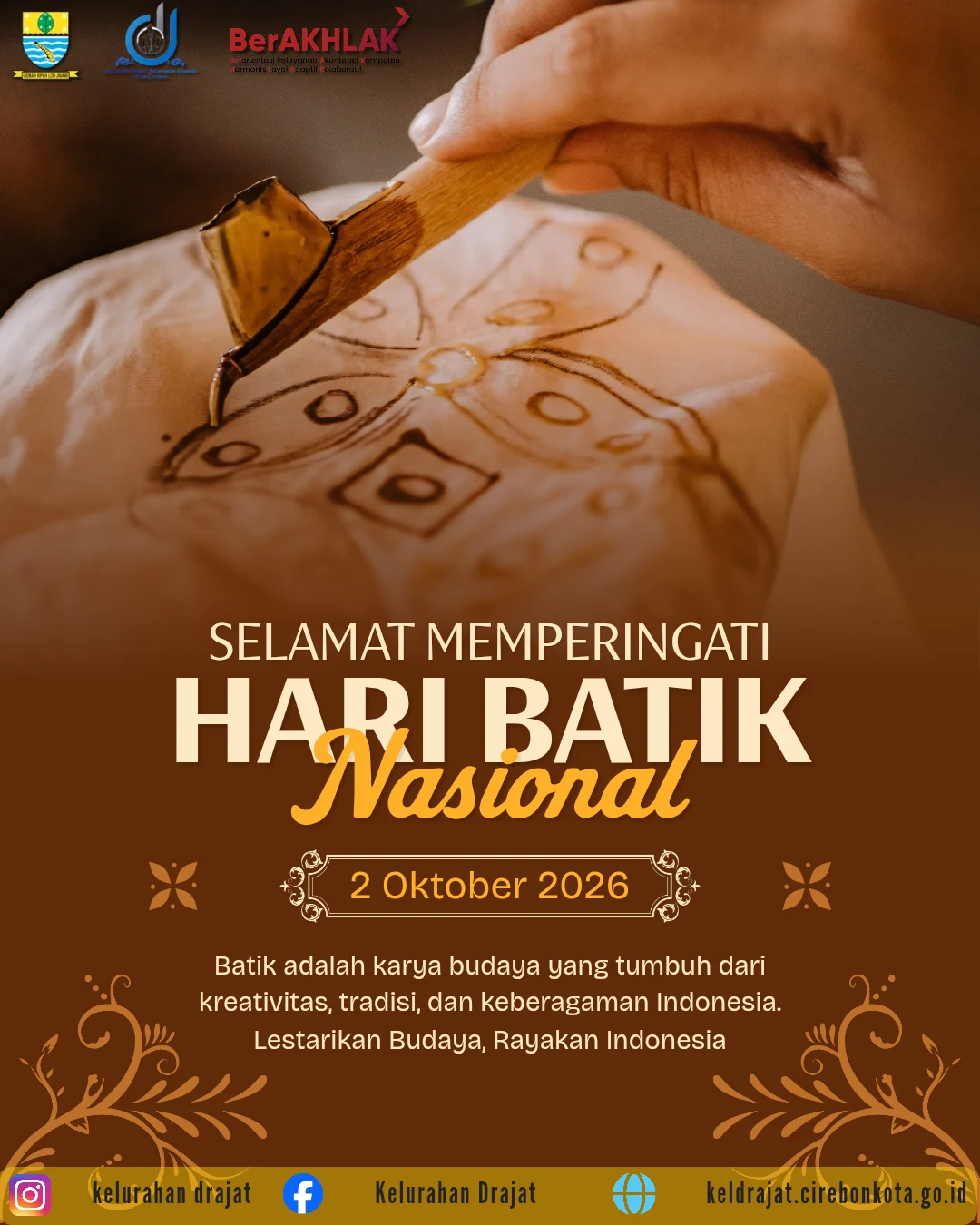 SELAMAT HARI BATIK NASIONAL 2026: DARI KELURAHAN DRAJAT UNTUK DUNIA!