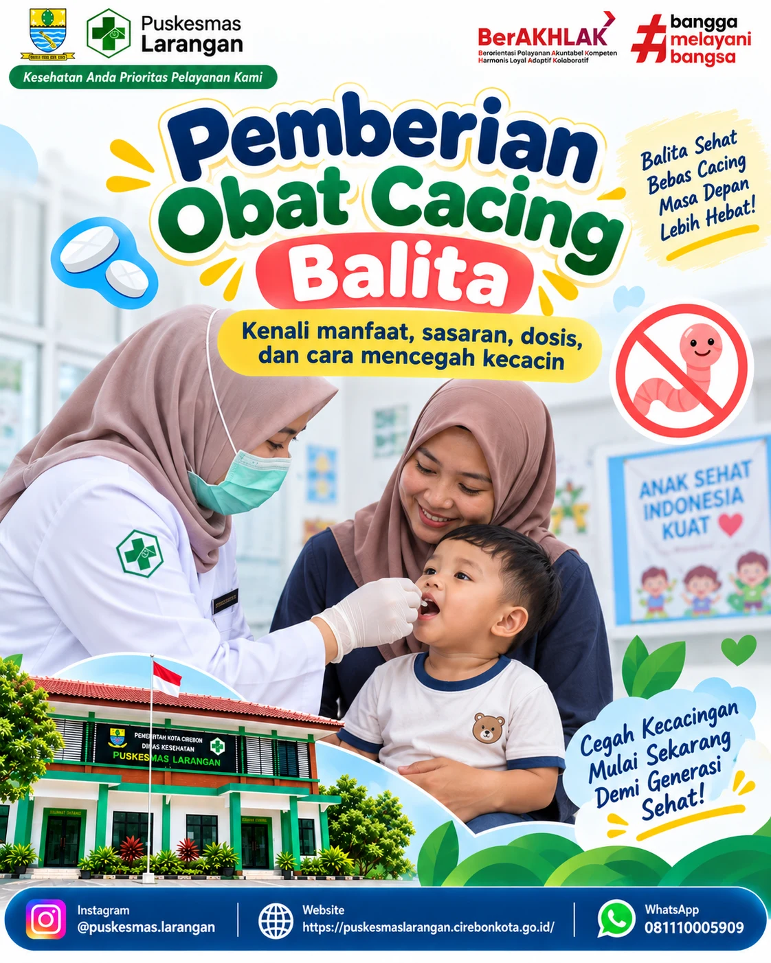 Pemberian Obat Cacing pada Balita